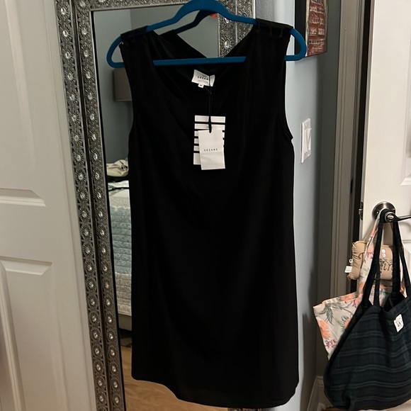 NWT Sézane Robe Carmeli, black - Picture 4 of 9